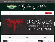 Tablet Screenshot of gwctheater.com